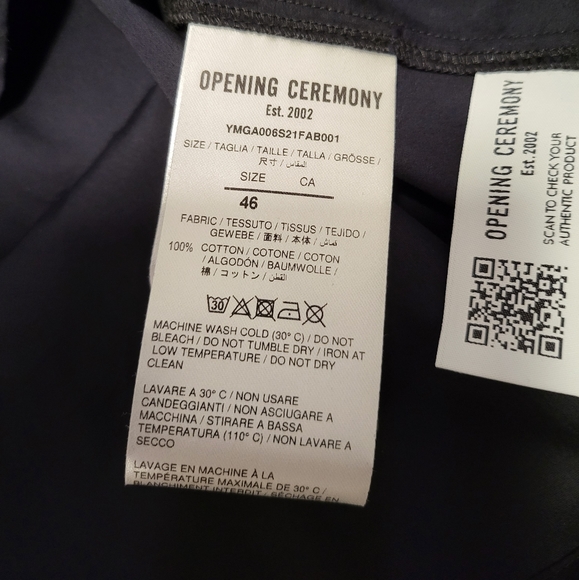 OPENING CEREMONY Oversized Melted Logo Short Sleeve Shirt - Picture 8 of 8